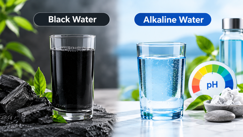 Black Water and Alkaline Water Guide: Explore Types, Differences, Properties & Potential Health Benefits